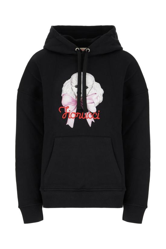 26SS 피오루찌 후드 티셔츠 W26SSSHO002CJ05 BK07 BLACK