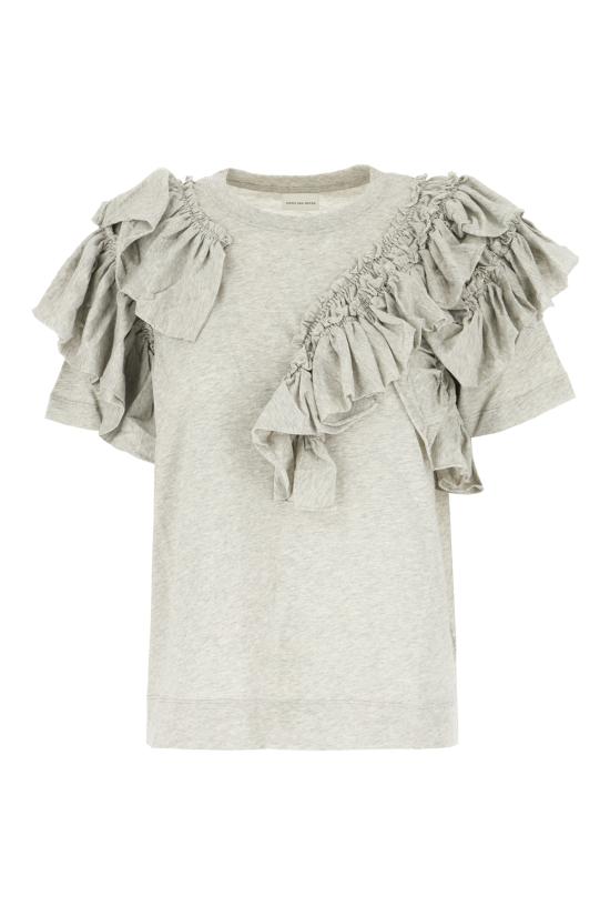 26SS 드리스 반 노튼 반팔 티셔츠 2610111433606 813 GREY MELANGE