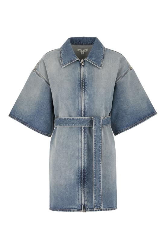 26SS 알라이아 미디 원피스 AA9R2958D026C A56 FADED BLUE