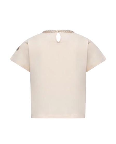 26SS [키즈] 몽클레어 티셔츠 L1954 8C00005 83907 050 Beige - MONCLER