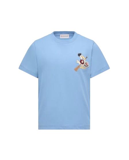 26SS [키즈] 몽클레어 티셔츠 L1954 8C00002 89AFV 70G Blue