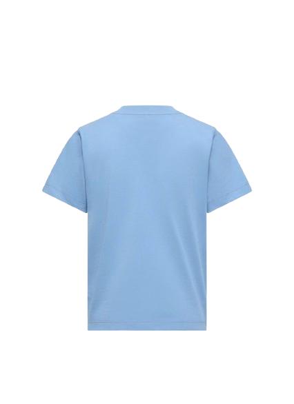 26SS [키즈] 몽클레어 티셔츠 L1954 8C00002 89AFV 70G Blue - MONCLER