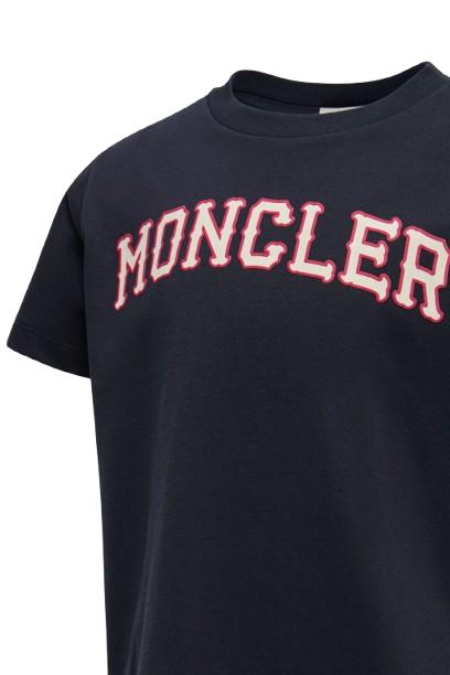 26SS [키즈] 몽클레어 티셔츠 L1954 8C00001 89AFV 778 Blue - MONCLER