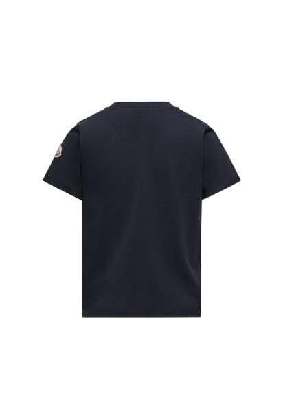 26SS [키즈] 몽클레어 티셔츠 L1954 8C00001 89AFV 778 Blue - MONCLER