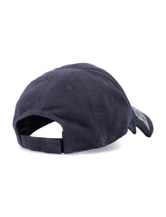 26SS 발렌시아가 볼캡 858087410B2 1041 FADED WASH BLACK - BALENCIAGA