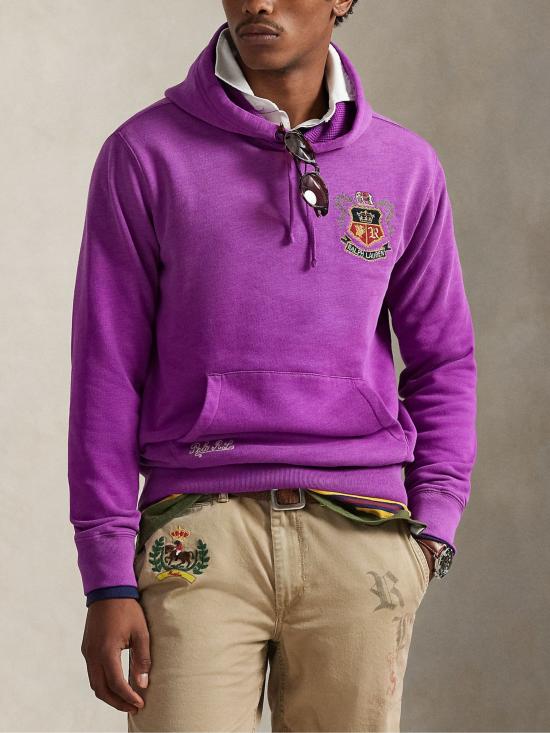 26SS 랄프 로렌 후드 티셔츠 710B13507 001 Purple - RALPH LAUREN