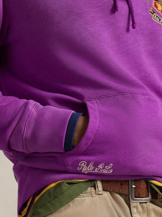 26SS 랄프 로렌 후드 티셔츠 710B13507 001 Purple - RALPH LAUREN
