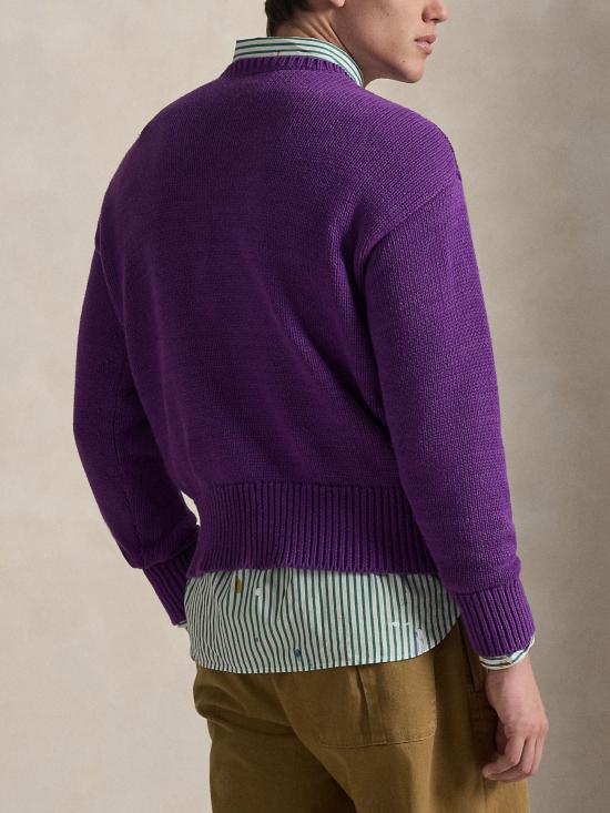 26SS 랄프 로렌 스웨터 710A12805 001 Purple - RALPH LAUREN