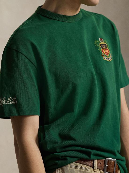 26SS 랄프 로렌 반팔 티셔츠 710B13519 001 Green - RALPH LAUREN