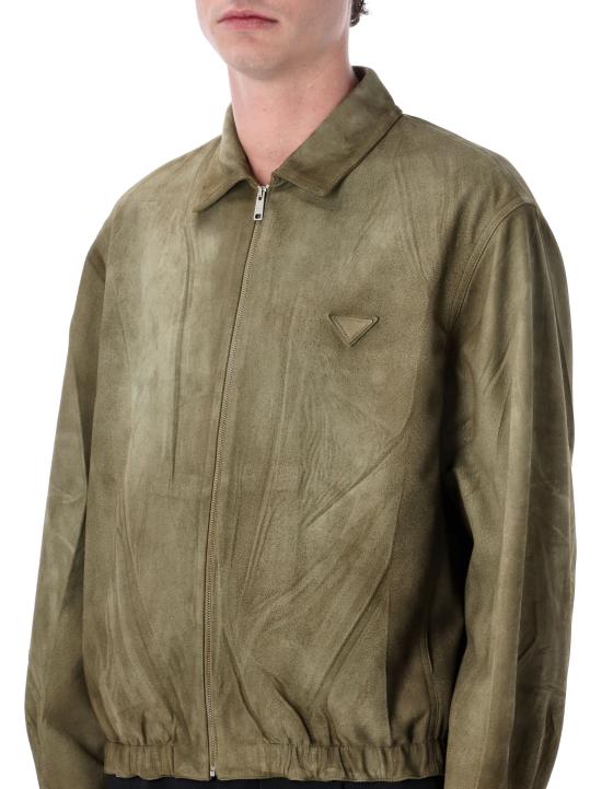 26SS 프라다 가죽 자켓 UPW60918OM F0092 SAUGE - PRADA