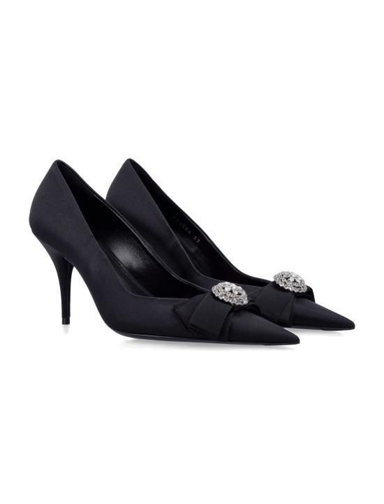 26SS 발렌시아가 힐/펌프스 854054W1WM1 1088 BLACK CRISTAL - BALENCIAGA