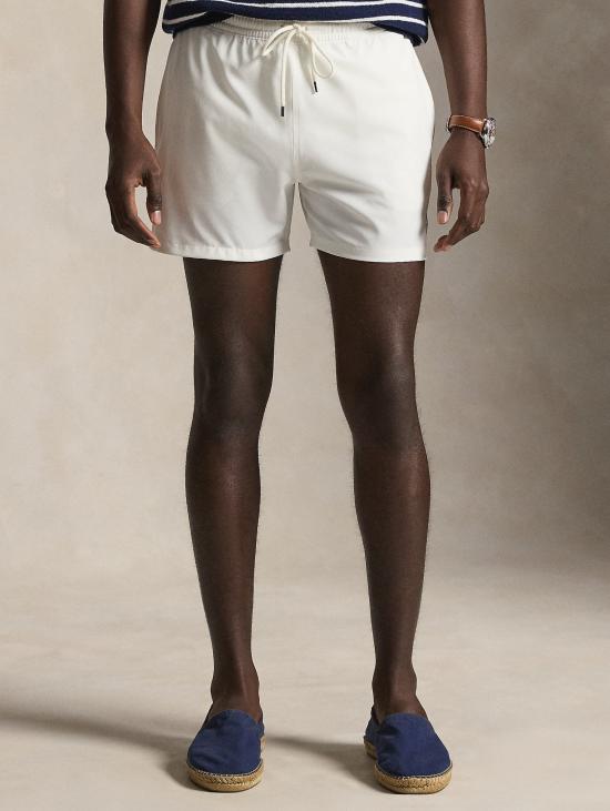 26SS 랄프 로렌 숏팬츠 의상 슬림 핏 a Tinta Unita Bianco