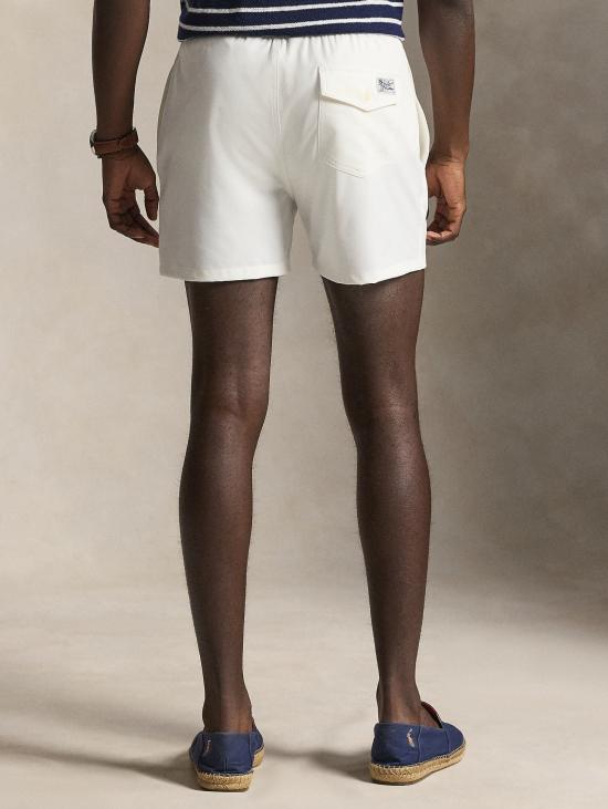 26SS 랄프 로렌 숏팬츠 의상 슬림 핏 a Tinta Unita Bianco - RALPH LAUREN