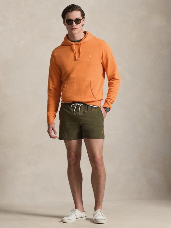26SS 랄프 로렌 숏팬츠 의상 슬림핏 a Tinta Unita Verde Oliva - RALPH LAUREN