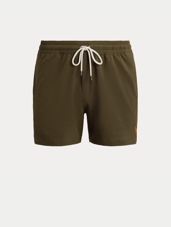 26SS 랄프 로렌 숏팬츠 의상 슬림핏 a Tinta Unita Verde Oliva - RALPH LAUREN