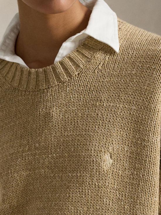 26SS 랄프 로렌 스웨터 211A96252 001 Brown - RALPH LAUREN