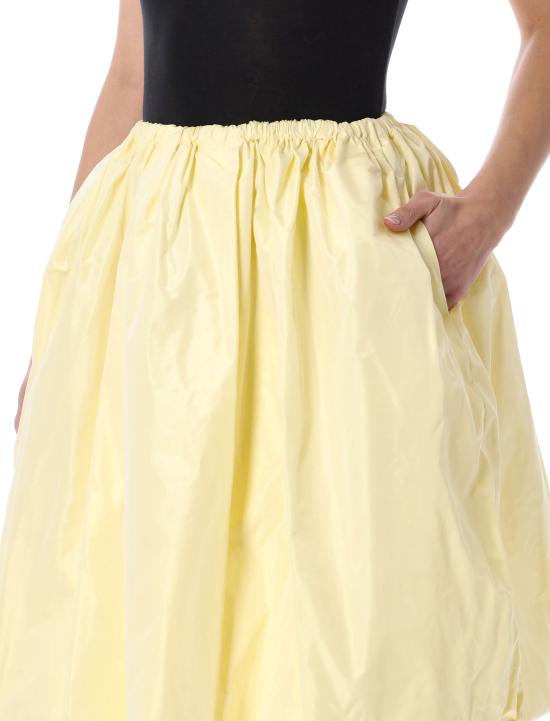 26SS 프라다 미디 스커트 P136I18LN F0061 Bianco - PRADA