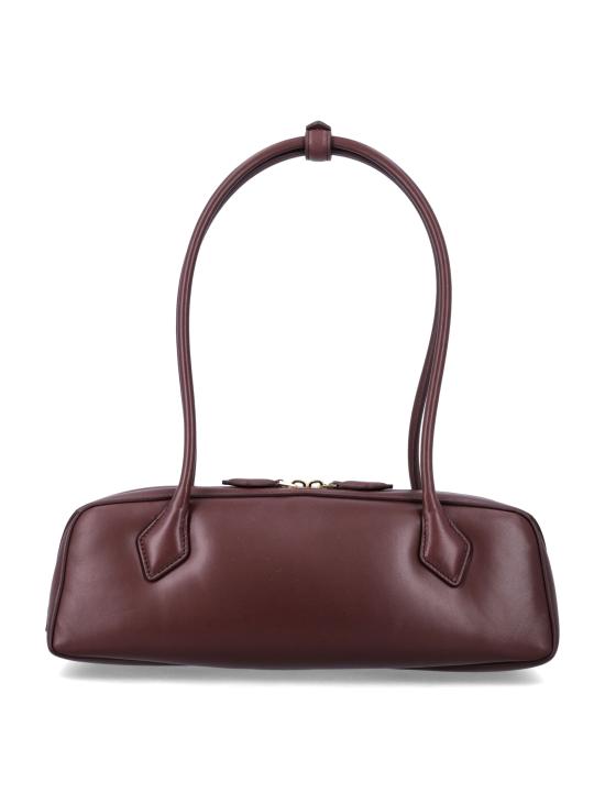 26SS 알라이아 르 테켈 미디움 레더 숄더백 AA1S06033I152 325 ROUGE GRENATE - ALAIA