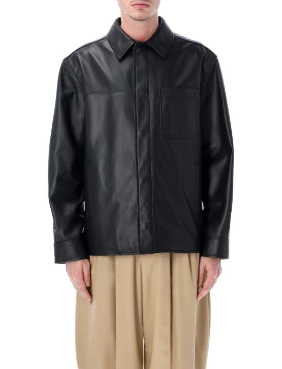 26SS 로에베 가죽 자켓 H526Y31L52 1100 Nero
