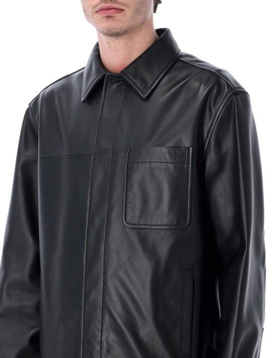 26SS 로에베 가죽 자켓 H526Y31L52 1100 Nero - LOEWE