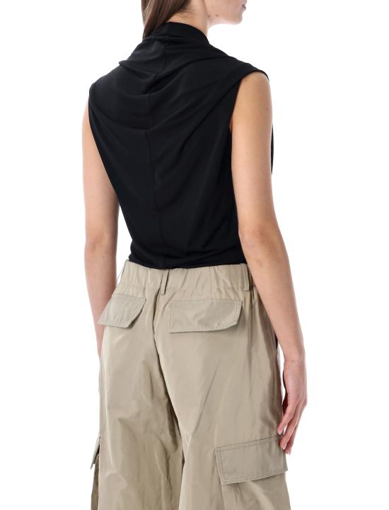 26SS 알라이아 민소매 티셔츠 AA9B0426J090C 995 Nero - ALAIA