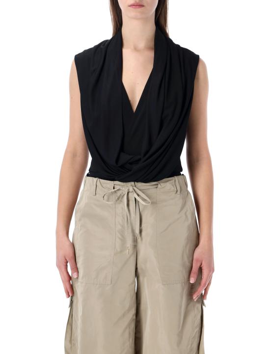 26SS 알라이아 민소매 티셔츠 AA9B0426J090C 995 Nero