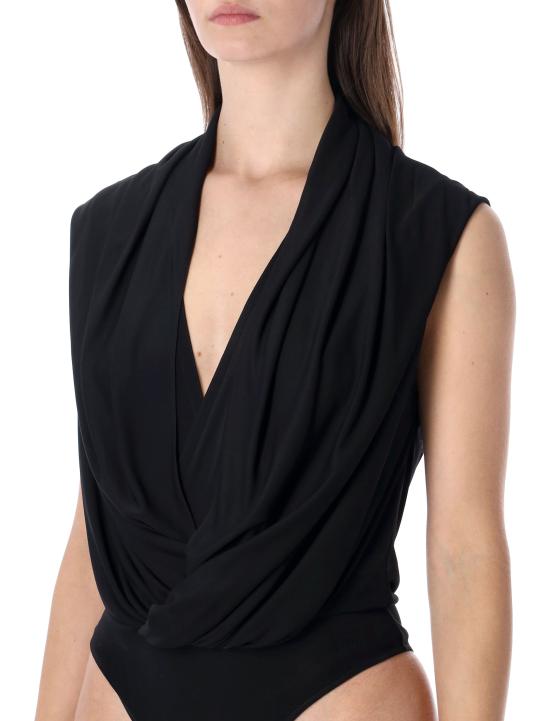 26SS 알라이아 민소매 티셔츠 AA9B0426J090C 995 Nero - ALAIA