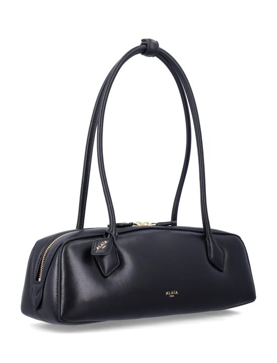 26SS 알라이아 르 테켈 미디움 레더 숄더백 AA1S06033I152 999 Nero - ALAIA