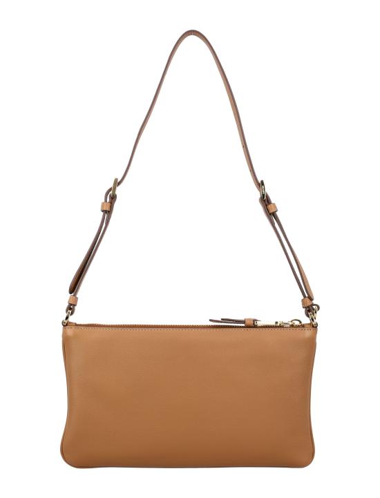 26SS 프라다 브루 트라이앵글 로고 숄더백 1BC2382CYS F03BH Marrone - PRADA