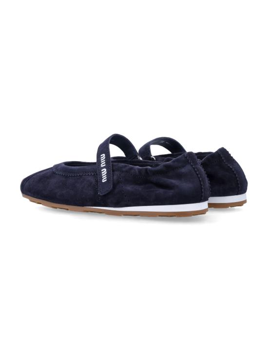 26FW 미우미우 플랫 슈즈 5F370EJHX F0008 BLUE - MIU MIU