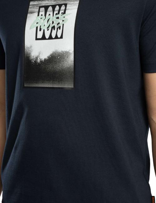 26SS 보스 반팔 티셔츠 50561846 10277382 01 404 Blue - BOSS