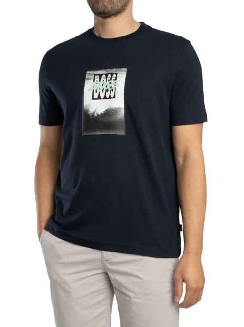 26SS 보스 반팔 티셔츠 50561846 10277382 01 404 Blue - BOSS