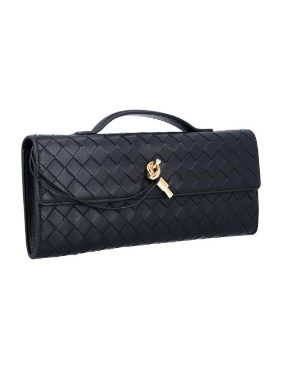 26FW 보테가베네타 안디아모 클러치 741511VCPP3 1019 Nero - BOTTEGA VENETA