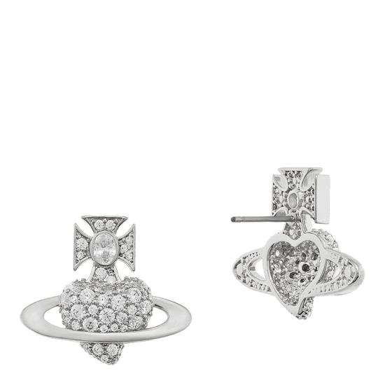 26SS 비비안웨스트우드 이어링 6201036H 02P102P102 Silver - VIVIENNE WESTWOOD