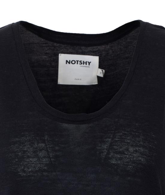 26SS 낫샤이 민소매 티셔츠 NF8G000LIP000 NOIR Black - NOT SHY