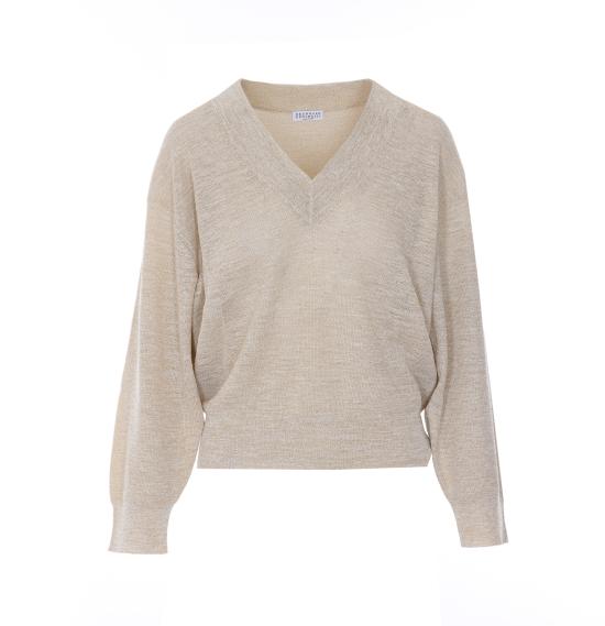 26SS 브루넬로 쿠치넬리 스웨터 M8Q257102 C6894 Beige