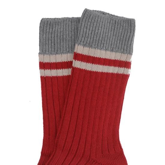 26SS 브루넬로 쿠치넬리 양말 MCS93551 CJS68 Red - BRUNELLO CUCINELLI