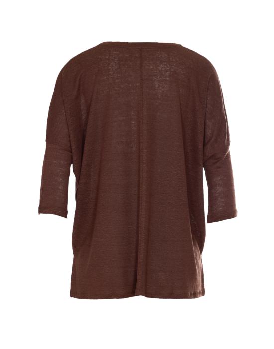 26SS 낫샤이 반팔 티셔츠 NF8A000LIP000 DATTE Brown - NOT SHY