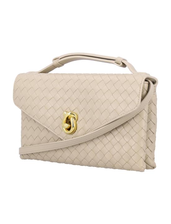 26SS 보테가베네타 노트 락 크로스바디백 817191V08Z0 9614 Beige - BOTTEGA VENETA