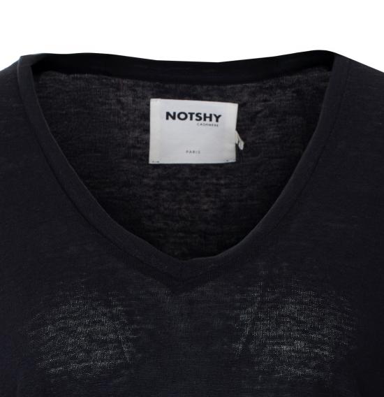 26SS 낫샤이 반팔 티셔츠 NF8A001LIP000 NOIR Black - NOT SHY