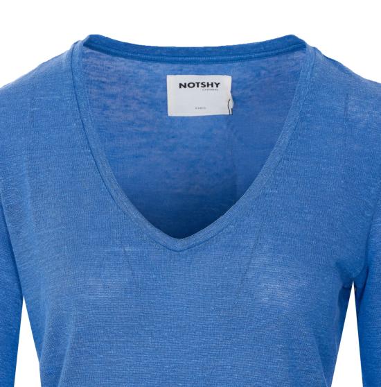 26SS 낫샤이 반팔 티셔츠 NF8A001LIP000 BLUE JEAN Blue - NOT SHY