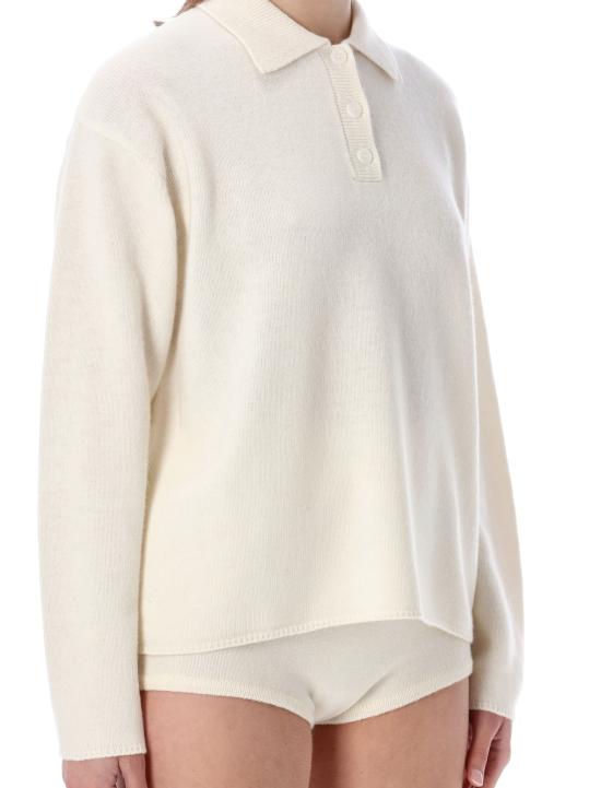 26SS 더프랭키샵 폴로 티셔츠 15975 IVORY Bianco - THE FRANKIE SHOP