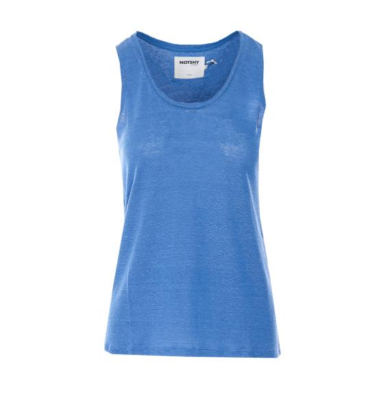 26SS 낫샤이 민소매 티셔츠 NF8G000LIP000 BLUE JEAN Blue