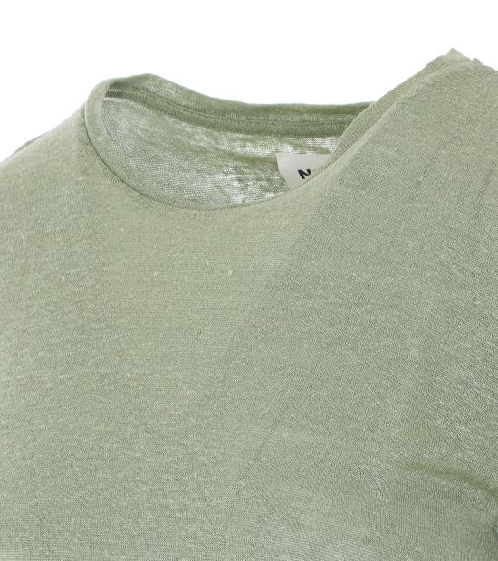 26SS 낫샤이 반팔 티셔츠 NF8F000LIP000 OLIVIER Green - NOT SHY