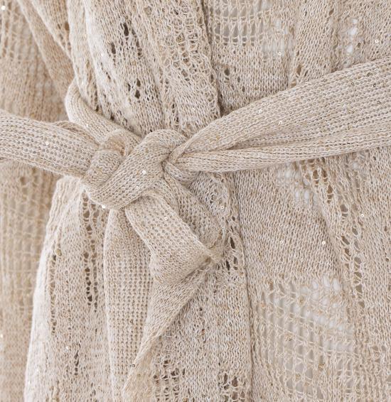 26SS 브루넬로 쿠치넬리 대즐링 워터 릴리 가디건 MDT771006 C8925 Beige - BRUNELLO CUCINELLI