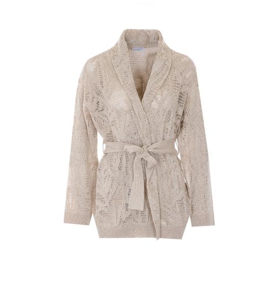 26SS 브루넬로 쿠치넬리 대즐링 워터 릴리 가디건 MDT771006 C8925 Beige