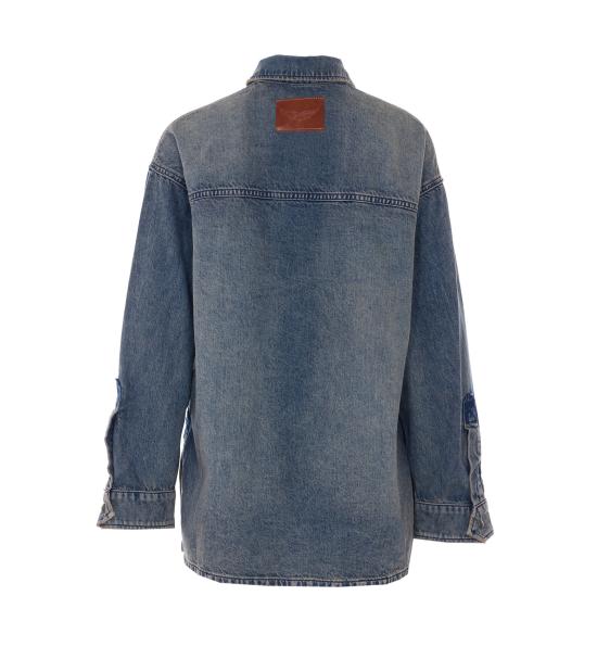26SS 자딕앤볼테르 데님 셔츠 WWSH02282 407 Blue - ZADIG & VOLTAIRE