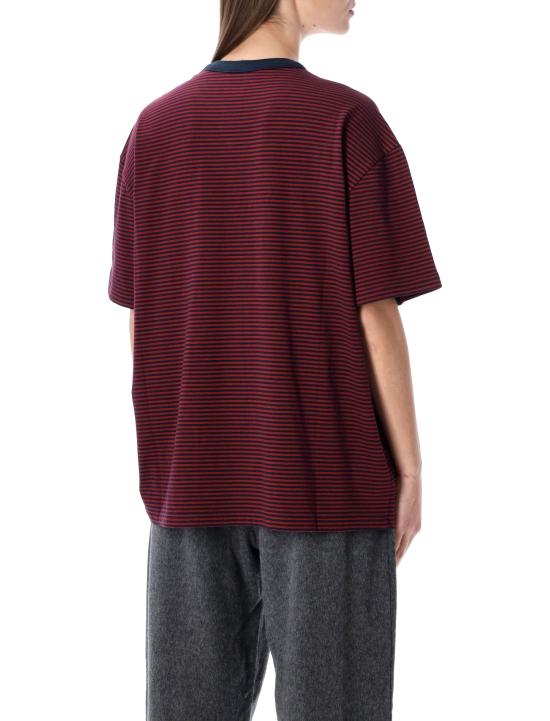 26SS 프라다 반팔 티셔츠 3575B18V9 F0X57 AMARANTO BLU - PRADA