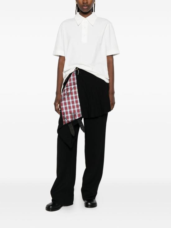 26SS MM6 메종마르지엘라 폴로 티셔츠 SH2GL0011 M20108101 Bianco - MM6 MAISON MARGIELA