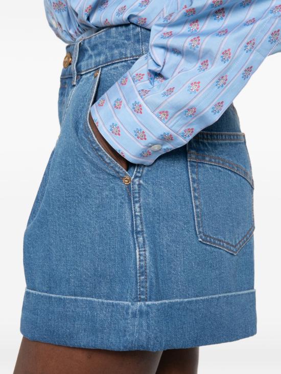 26SS 짐머만 숏팬츠 8715A S26RBABLU Blue - ZIMMERMANN